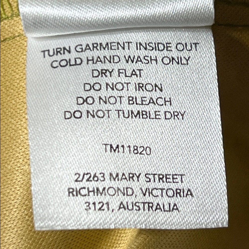 Tiger mist side tie - side cutout pants size small - Picture 12 of 14